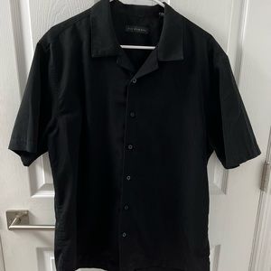Short sleeve black large shirt
